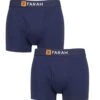 Farah 2 Pack Cotton Boxer Trunks Navy -Casa Moda Store farah 2 pack cotton boxer trunks navy northern ireland belfast lisburn 194