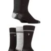 Farah Mens 5 Pack Bamboo Socks Dark Black/Charcoal