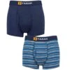 Farah Men's Bamboo Boxer Trunks 2 Pack Navy Blue Stripe -Casa Moda Store farah mens bamboo boxer trunks 2 pack navy blue stripe northern ireland belfast lisburn 330