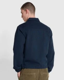 Farah Men's Cane Blouson Harrington Jacket True Navy -Casa Moda Store farah mens cane blouson harrington jacket true navy northern ireland belfast lisburn 892
