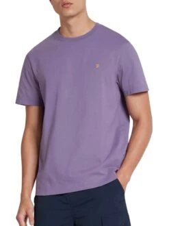 Farah Men's Danny T-Shirt Slate Purple
