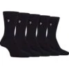 Farah Men's Socks Plain Bamboo 5 Pack Black -Casa Moda Store farah mens socks plain bamboo 5 pack black northern ireland belfast lisburn 409
