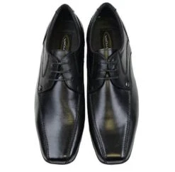 Front Men's Snowden Black Leather Formal Dress Shoes -Casa Moda Store front mens snowden black leather formal dress shoes northern ireland belfast lisburn 367