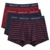 GANT 3 Pack Boxer Trunks Evening Blue/Burgundy 2 GANT 3 Pack Boxer Trunks Evening Blue/Burgundy -Casa Moda Store gant 3 pack boxer trunks evening blue burgundy northern ireland belfast lisburn 959