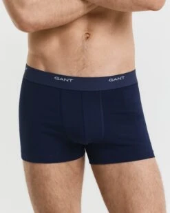 GANT 3 Pack Core Boxer Trunks Marine Blue -Casa Moda Store gant 3 pack core boxer trunks marine blue northern ireland belfast lisburn 457