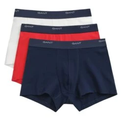 GANT 3 Pack Core Boxer Trunks Multicolour