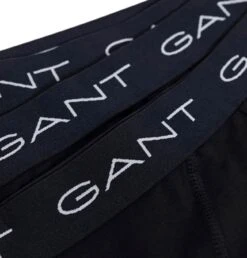 GANT Men's 3 Pack Boxer Trunks Cotton Stretch Black -Casa Moda Store gant mens 3 pack boxer trunks cotton stretch black northern ireland belfast lisburn 630