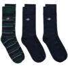 GANT Mens 3-Pack Shield Tie Stripe Socks Gift Box Tartan Green -Casa Moda Store gant mens 3 pack shield tie stripe socks gift box tartan green northern ireland belfast 228
