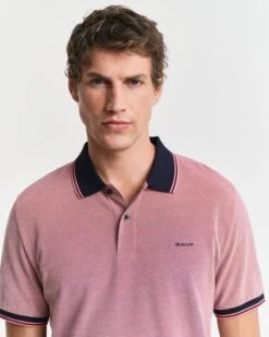 GANT Mens 4-Color Oxford Pique Polo Shirt Watermelon Red -Casa Moda Store gant mens 4 color oxford pique polo shirt watermelon red northern ireland belfast lisburn 173