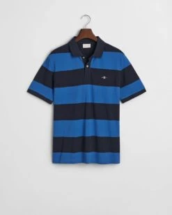 GANT Mens Block Stripe Polo Rich Blue 13 GANT Mens Block Stripe Polo Rich Blue -Casa Moda Store gant mens block stripe polo rich blue northern ireland belfast lisburn 172