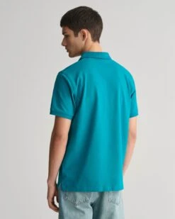GANT Men's Contrast Pique Polo Shirt Ocean Turquoise -Casa Moda Store gant mens contrast pique polo shirt ocean turquoise northern ireland belfast lisburn 861