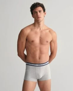 GANT Mens Core Boxer Trunks Light Grey Melange 11 GANT Mens Core Boxer Trunks Light Grey Melange -Casa Moda Store gant mens core boxer trunks light grey melange northern ireland belfast lisburn 671