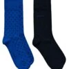 GANT Mens Dot & Solid Socks 2 Pack Lapis Blue -Casa Moda Store gant mens dot solid socks 2 pack lapis blue northern ireland belfast lisburn 213