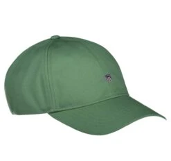 GANT Mens High Shield Twill Baseball Cap Kalamata Green