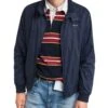 GANT Mens Lightweight Harrington Jacket Evening Blue