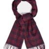 GANT Mens Merino Wool Check Woven Scarf Plumped Red -Casa Moda Store gant mens merino wool check woven scarf plumped red northern ireland belfast lisburn 844