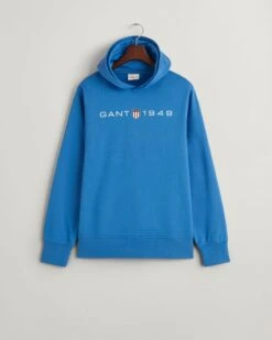 GANT Mens Printed Graphic Hoodie Rich Blue -Casa Moda Store gant mens printed graphic hoodie rich blue northern ireland belfast lisburn 312