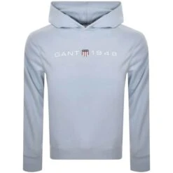 GANT Mens Printed Graphic Hoodie Stormy Sea -Casa Moda Store gant mens printed graphic hoodie stormy sea northern ireland belfast lisburn 965