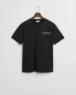 GANT Mens Printed Graphic T-Shirt Black -Casa Moda Store gant mens printed graphic t shirt black northern ireland belfast lisburn 247