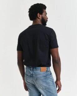 GANT Mens Printed Graphic T-Shirt Black -Casa Moda Store gant mens printed graphic t shirt black northern ireland belfast lisburn 572