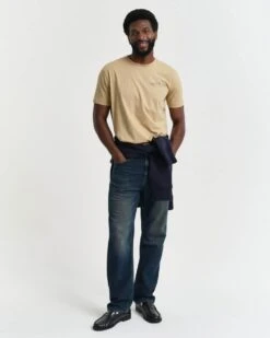 GANT Mens Printed Graphic T-Shirt Oak Beige -Casa Moda Store gant mens printed graphic t shirt oak beige northern ireland belfast lisburn 378