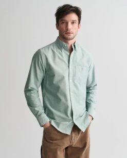 GANT Mens Regular Classic Oxford Shirt Forest Green -Casa Moda Store gant mens regular classic oxford shirt forest green northern ireland belfast lisburn 513