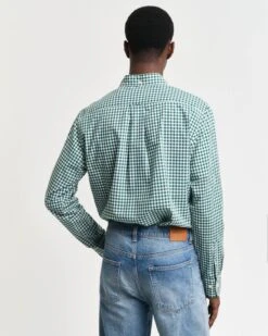 GANT Mens Regular Classic Poplin Gingham Shirt Deep Forest Green -Casa Moda Store gant mens regular classic poplin gingham shirt deep forest green northern ireland belfast 647