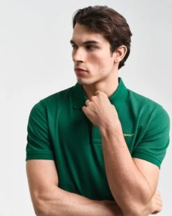 GANT Mens Regular Contrast Pique Polo Deep Forest Green -Casa Moda Store gant mens regular contrast pique polo deep forest green northern ireland belfast lisburn 362