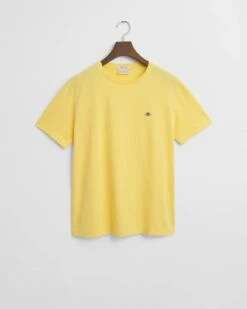 GANT Mens Regular Fit Shield T-Shirt Banana Yellow -Casa Moda Store gant mens regular fit shield t shirt banana yellow northern ireland belfast lisburn 325