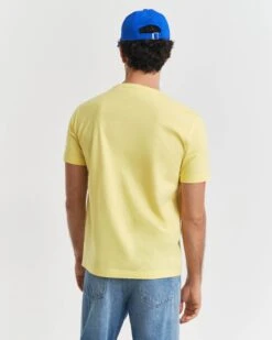 GANT Mens Regular Fit Shield T-Shirt Banana Yellow -Casa Moda Store gant mens regular fit shield t shirt banana yellow northern ireland belfast lisburn 543