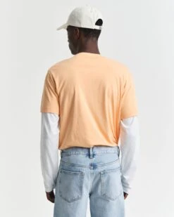 GANT Mens Regular Fit Shield T-Shirt Peachy Orange -Casa Moda Store gant mens regular fit shield t shirt peachy orange northern ireland belfast lisburn 251