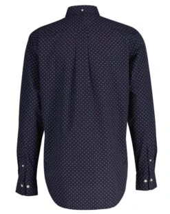 GANT Mens Regular Micro Print Shirt Evening Blue -Casa Moda Store gant mens regular micro print shirt evening blue northern ireland belfast lisburn 825