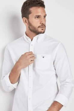 GANT Mens Regular Oxford Shirt White -Casa Moda Store gant mens regular oxford shirt white northern ireland belfast lisburn 270