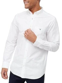 GANT Mens Regular Oxford Shirt White