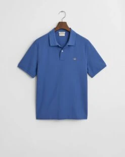 GANT Mens Regular Sheild Pique Polo Shirt Rich Blue -Casa Moda Store gant mens regular sheild pique polo shirt rich blue northern ireland belfast lisburn 562