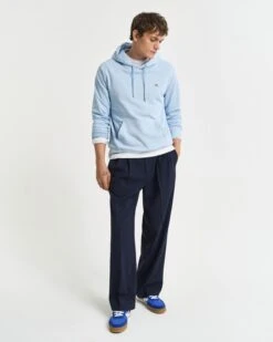 GANT Mens Regular Shield Hoodie Fresh Blue -Casa Moda Store gant mens regular shield hoodie fresh blue northern ireland belfast lisburn 102
