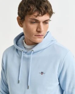 GANT Mens Regular Shield Hoodie Fresh Blue -Casa Moda Store gant mens regular shield hoodie fresh blue northern ireland belfast lisburn 354