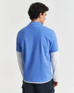 GANT Mens Regular Shield Pique Polo Shirt Perfect Blue -Casa Moda Store gant mens regular shield pique polo shirt perfect blue northern ireland belfast lisburn 648