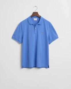 GANT Mens Regular Shield Pique Polo Shirt Perfect Blue -Casa Moda Store gant mens regular shield pique polo shirt perfect blue northern ireland belfast lisburn 746