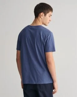 GANT Men's Regular Shield Short Sleeve T-Shirt Dark Jeans Blue -Casa Moda Store gant mens regular shield short sleeve t shirt dark jeans blue northern ireland belfast 250