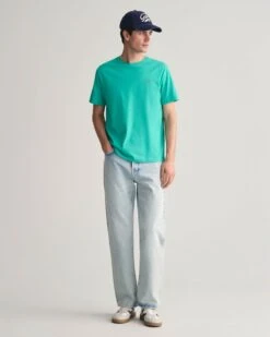 GANT Mens Regular Shield T-Shirt Lagoon Blue -Casa Moda Store gant mens regular shield t shirt lagoon blue northern ireland belfast lisburn 335