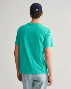 GANT Mens Regular Shield T-Shirt Lagoon Blue -Casa Moda Store gant mens regular shield t shirt lagoon blue northern ireland belfast lisburn 803