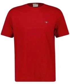 GANT Mens Regular Shield T-Shirt Ruby Red -Casa Moda Store gant mens regular shield t shirt ruby red northern ireland belfast lisburn 579