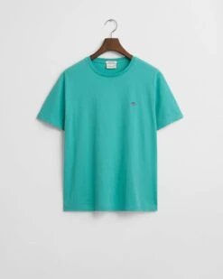 GANT Mens Regular Shield T-Shirt Tropical Blue -Casa Moda Store gant mens regular shield t shirt tropical blue northern ireland belfast lisburn 501