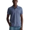 GANT Mens Sheild Regular Pique Polo Shirt Dark Jeans Blue Melange -Casa Moda Store gant mens sheild regular pique polo shirt dark jeans blue melange northern ireland 886