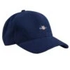 GANT Mens Shield Melton Baseball Cap Marine