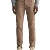 GANT Mens Slim Fit Desert Jeans Desert Brown