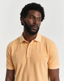GANT Mens Sunfaded Pique Polo Shirt Peachy Orange -Casa Moda Store gant mens sunfaded pique polo shirt peachy orange northern ireland belfast lisburn 445