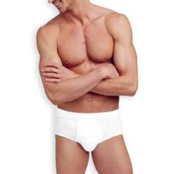 Gotzburg Classic 2 Pack Y-Front Briefs White