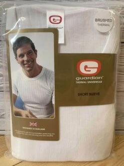 Guardian Men's Short Sleeve Top Ribbed Thermal White -Casa Moda Store guardian mens short sleeve top ribbed thermal white northern ireland belfast lisburn 148